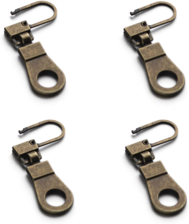 Mizeer Zipper Pull Replacement for Small Holes Zipper, Detachable Zipper Tab Repair for Clothing Jackets Boots Purse - Image 5